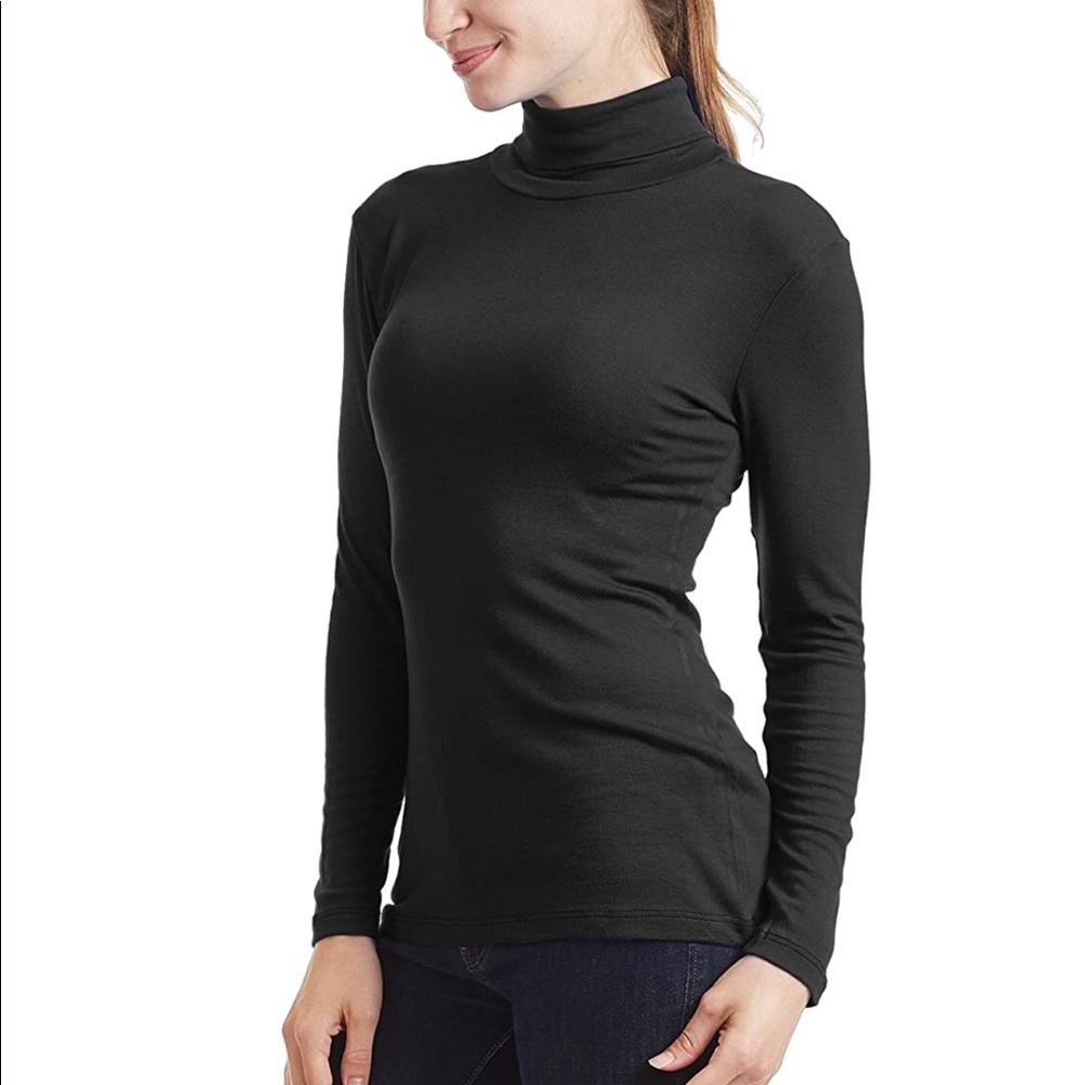 💥SOLD💥Black long sleeve turtleneck shirt- Small